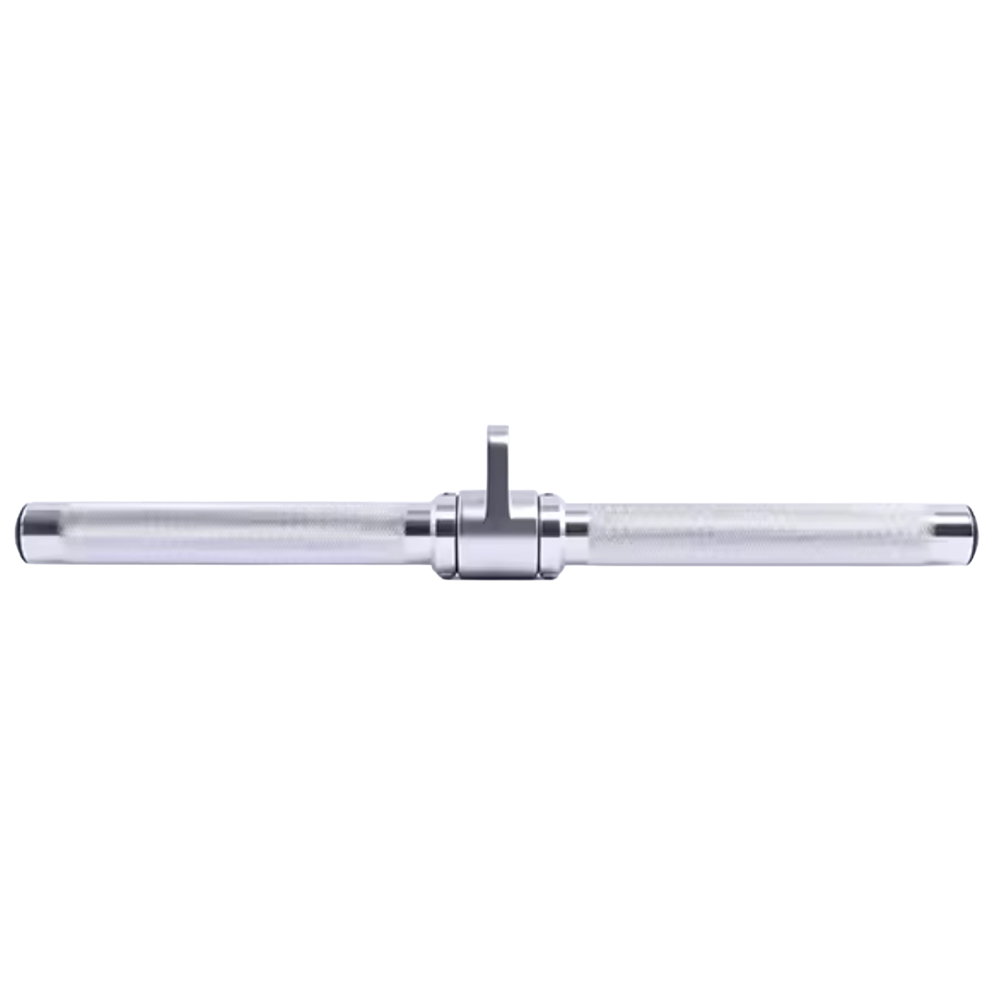 Rotating Short Straight Bar, Aluminum LAT Pull Down Cable Machine Attachments for Gym