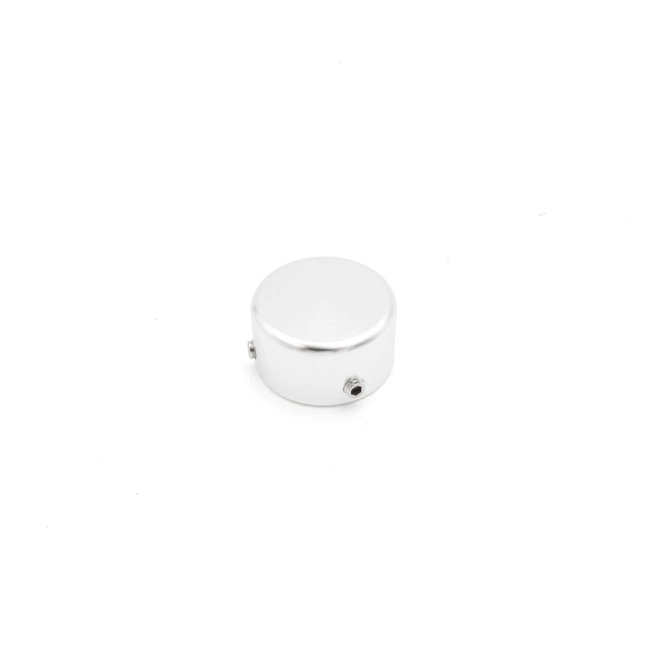 Aluminum End Cap, Round, 25mm
