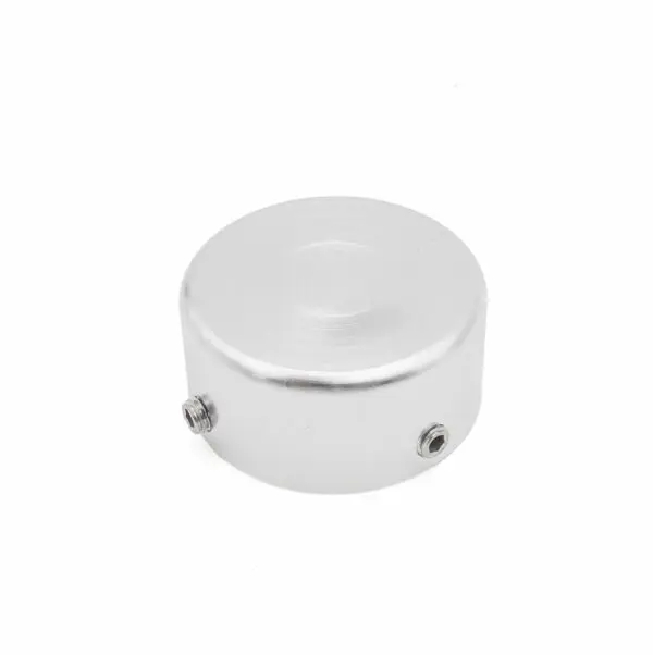 Aluminum End Cap, Round, 32mm